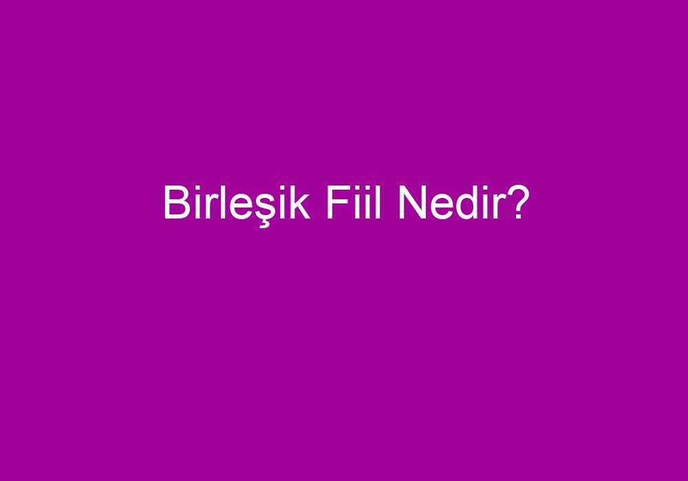 Birleşik Fiil Nedir?