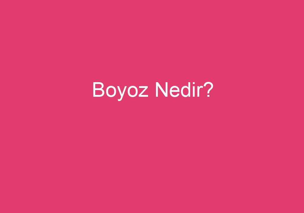 Boyoz Nedir?