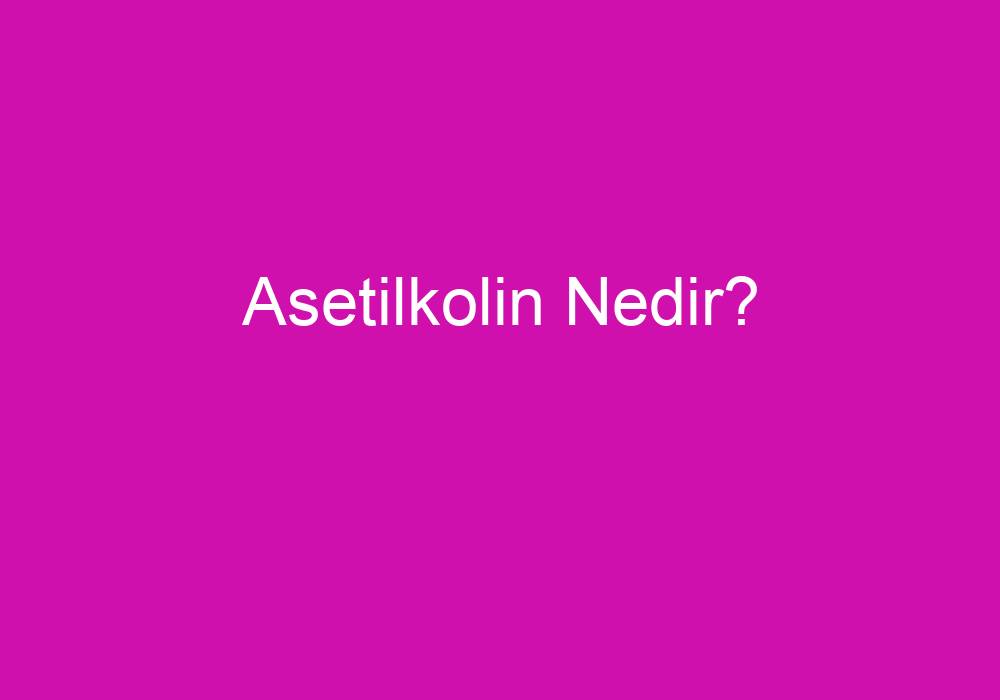 Asetilkolin Nedir?